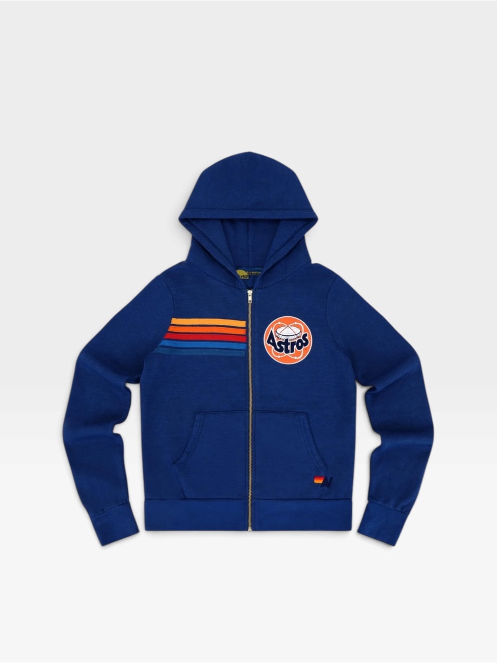 Aviator Nation x MLB Houston Astros 2026 Zip Hoodie Royal Medium Unisex HDAST26 - Picture 7 of 15
